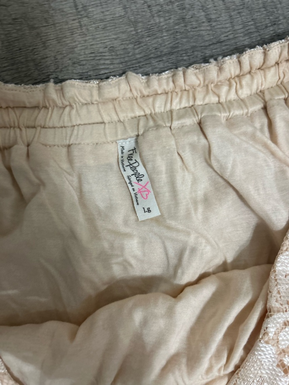 Free People Annie Oakley Rare Lace Maxi Skirt L - Picture 4 of 4